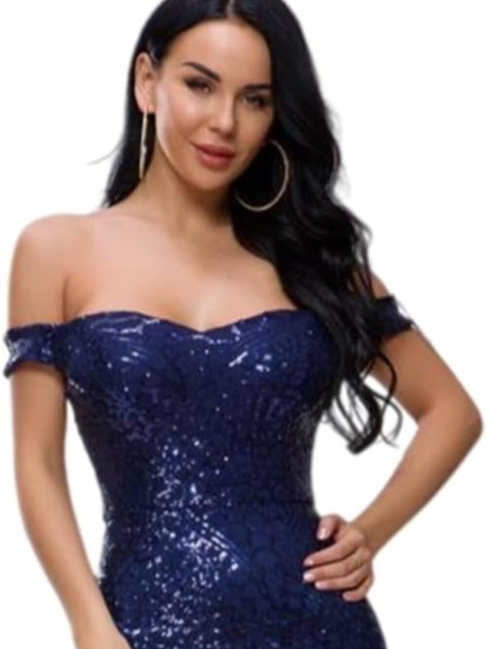 Maxi Sequin Mermaid Fit Gown
